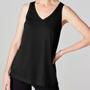 Super soft Jill Fit tank, V-neck, size LP. Black.